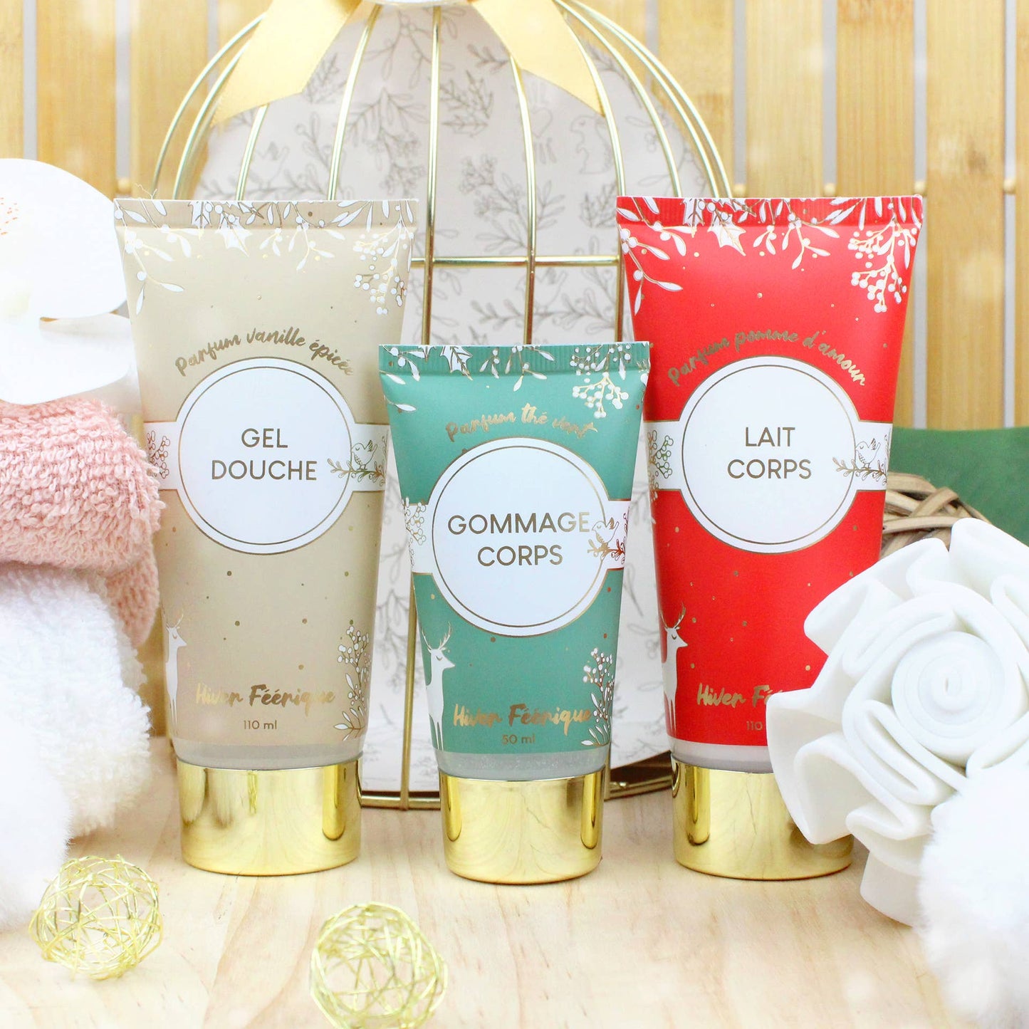 COFFRET CAGE SOINS DU CORPS